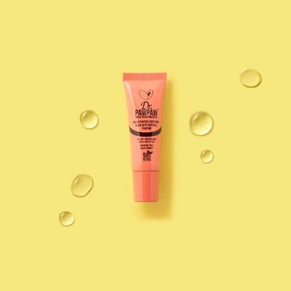 Dr Pawpaw Set Of 2 Travel size Tinted Peach Pink Multipurpose Soothing Balm 10ml - Picture 3 of 4